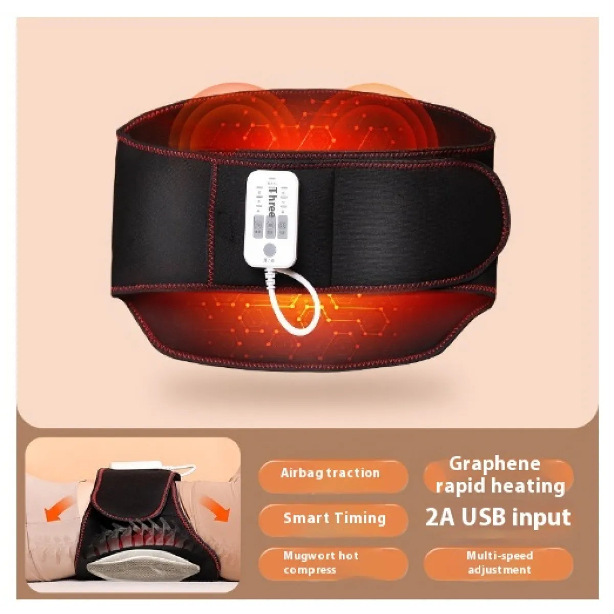 Cordless Heat Therapy Waist Wrap