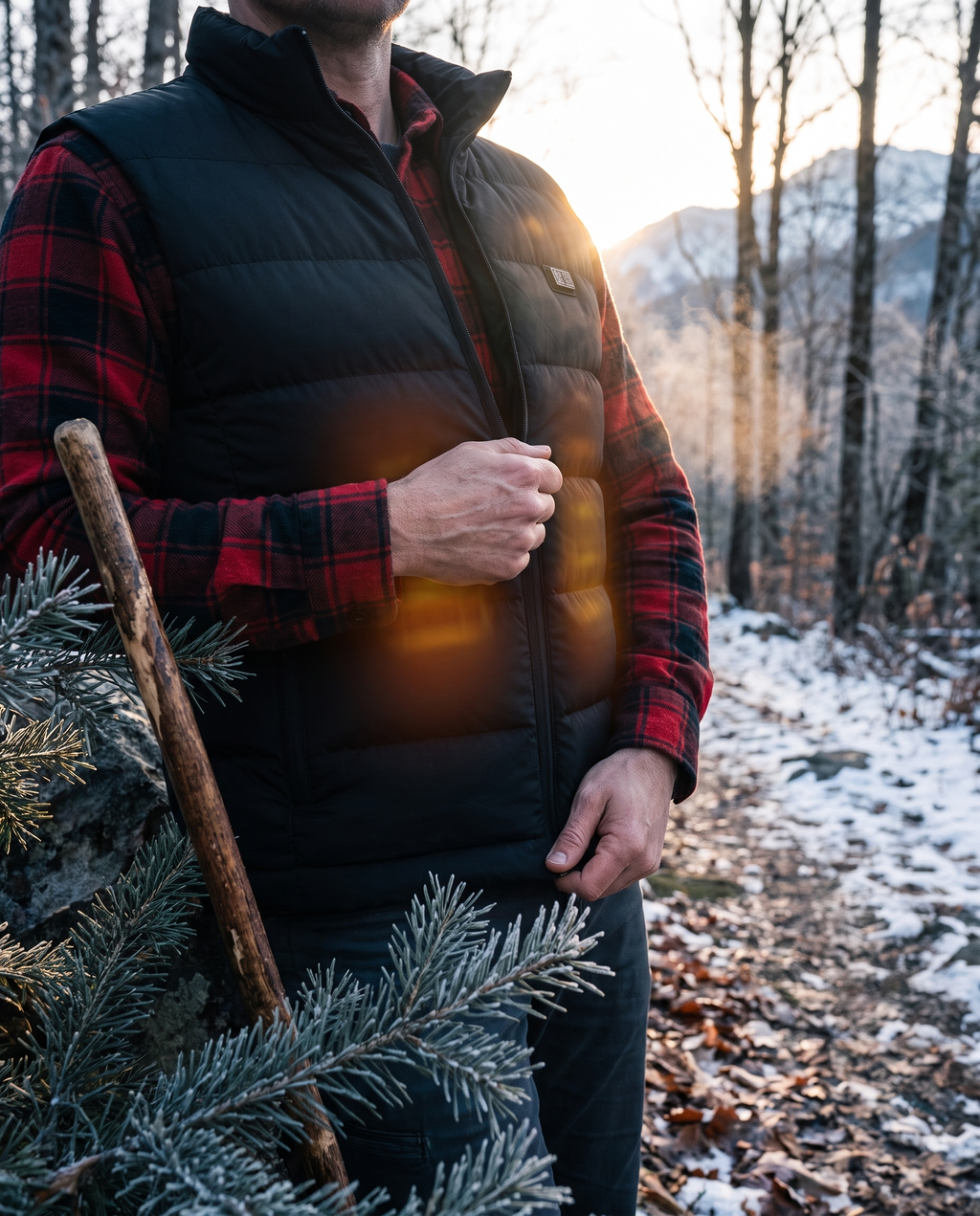 9-Zone USB Heated Vest Jacket for Winter Hunting and Hiking